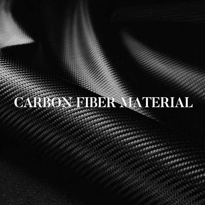 Carbon Fiber Steering Wheel Cover 3pcs Anti-Slip Car