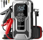 Acmount D18 Jump Starter with Air Compressor, 6000A Car Battery Jumper Starter Portable(All Gas/10.0L Diesel), 150PSI Tire