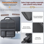 Backseat Car Organizer,5 Storage Pocketscar Seat Organizer,Car Storage Organizer with Foldable Food Tray,Car Seat Back Protectors Kick Mats Travel Accessories