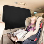 Ovege Car Window Shades Magnetic - Side Window Sun Shade Car Curtain Suedette UV Protection Privacy Baby Suction Magnetic －Front&Back 4pcs
