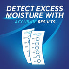 DampRid Hi-Capacity Moisture Absorber Bucket, Fragrance Free, 2 lb. 15.5 oz. & Moisture Detection Strip (2 Pack), Attracts & 