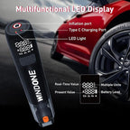 Windone Car Vacuum, 12000Pa 2-in-1 Cleaner & Tire Inflator 150PSI, 60W Brushless Motor, Cordless Handheld Vacuum & Air Pump w