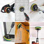 Power Scrub Pads Drill Attachment, GOH DODD 15 Pieces 5 Inch Headlight Restoration Kit Cleaning Kit Scouring Pads with Baker 