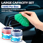 12 Pack Car Cleaning Gel Detailing Cleaner Putty Auto Clean Dust Mud Tools Accessories Kit for Car Interior Air Vent Dashboar