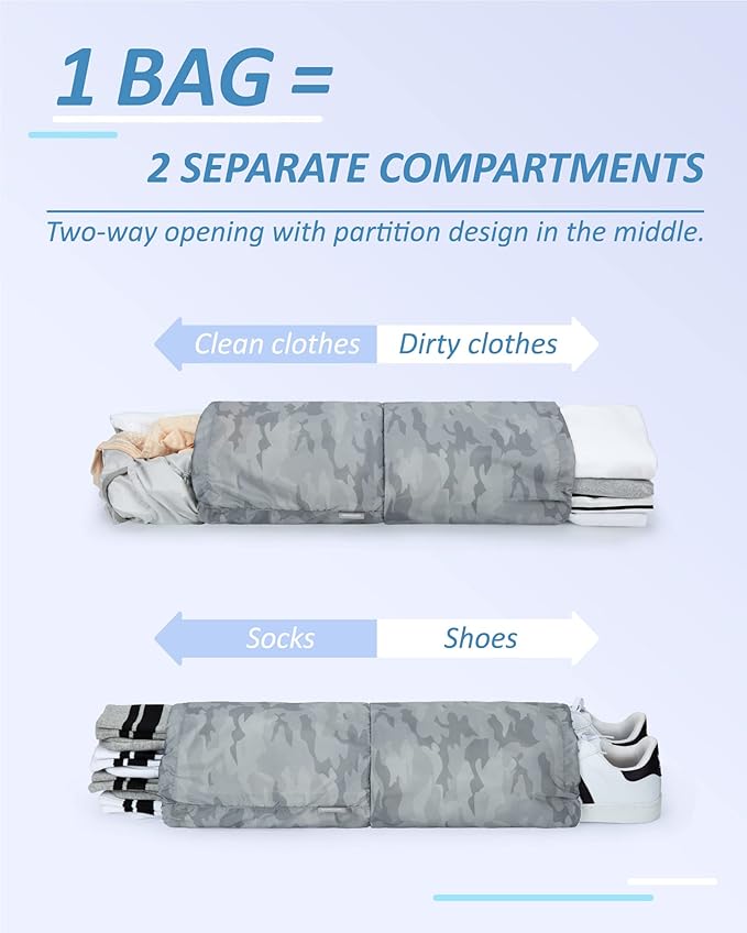 BAGSMART 6 Set /4 Set/2 Set Compression Packing Cubes for Travel, Lightweight Luggage Organizer Bags, Durable Space Saver Bag