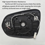 Compatible with Lexus RX350 2016-2020, NX200T 2015-2017, NX300 2018-2020 Passenger Side Mirror Glass - Right Side Mirror Glass With Power Heated, Blind Spot Detection Indicator