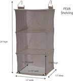 Household Essentials 3 Shelf Hanging Closet Organizer
