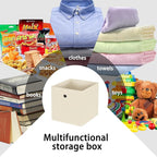 13 inch cube storage bins,collapsible fabric storage cubes Decorative storage basket,apply to clothes organizer box,shelves i