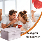 Locking Adult Game Toy Storage Organizer Lock Box Toy Storage Bins Women and Men Game Toys Storage Bags with 2 Drawstring Bag