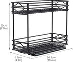Pull Out Medicine Organizer,Slide Out Storage Drawers,Spice Rack Organizer for Cabinet,Pill Bottle Storage for Holding Vitami