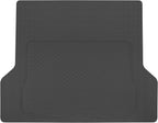 Motor Trend FlexTough™ Heavy Duty Rubber Black Car Floor Mats All Weather & Jumbo SUV Cargo Liner Full Set - Universal Trim to Fit Automotive Floor Mats & Trunk Mats for Cars Interior Accessories