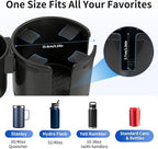 Car Cup Holder Expander W/Offset Adapter, 2-in-1 Cup Holder Extender for Large Bottles up to 4.3", Adjustable Base Fits Stanl