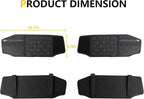 Tactical Sun Visor Organizer Visor Storage Compatible with 2018-2026 Jeep Wrangler JL 4XE Gladiator JT Accessories Car Sun Visor Sunglasses Holder Webbing Molle Panel, 2x Driver Passenger