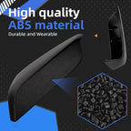 Driver Side Mirror Cover Replacement for Chevrolet Chevy Malibu 2016 2017 2018 2019 2020 2021 2022 2023 2024 2025 - Left Side Mirror Covers, Rear View Mirror Cap Accessories Textured