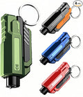 Window Breaker and Seatbelt Cutter Keychain,2 in 1 Car Safety Hammer Glass Break Under Water,Emergency Window Punch Escape To