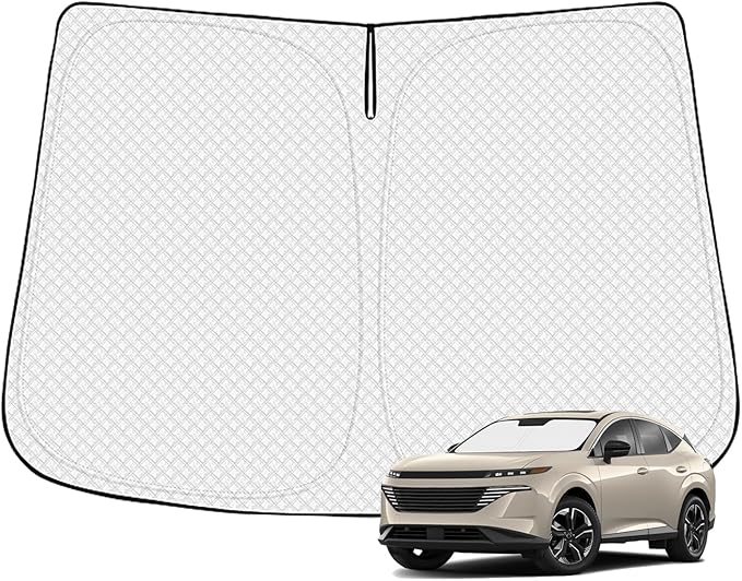 Windshield Sun Shade for 2025-2026 Nissan Murano Accessories Thicken 6-Layer Front Window Sunshade Cover Sun Visor Protector Foldable Block UV Rays Keep Vehicle Cool