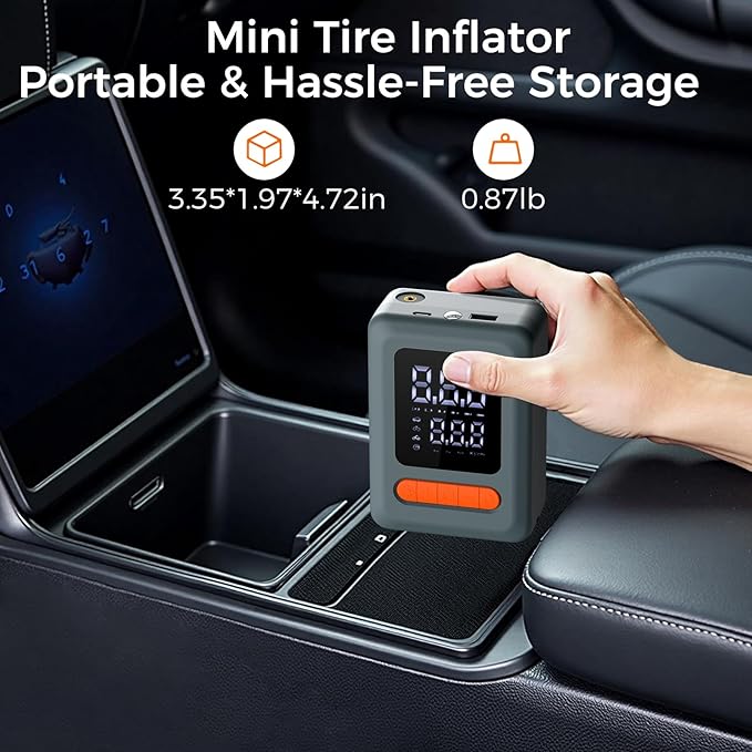 Tire Inflator Portable Air Compressor & Car Jump Starter (C9)