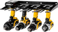 UNITEDPOWER Electric Drill Storage Rack, Holds 4 Drills, Wall Mounted Power Tool Organizer for Battery Powered Hand Tools, Wo