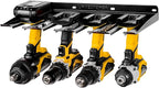 UNITEDPOWER Electric Drill Storage Rack, Holds 4 Drills, Wall Mounted Power Tool Organizer for Battery Powered Hand Tools, Wo