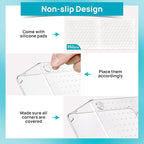 Vtopmart 44PCS and 72PCS Clear Plastic Drawer Organizers Set