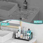 Toothbrush Holder Instant-Dry Organizer - Bathroom Countertop Organizer Kids Electric Toothbrush Toothpaste Holders - 7 Slots