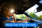 VisorMate 2.0 by DrivenVision – Car Visor Extender for Driver Side, Polarized Auto Sun Visor Extension with Side Panel, Sun Visor Extender for Car, SUV, Short People & Sun Glare Blocking