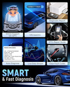 MUCAR CDE900 Elite OBD2 Scanner with 28 Reset Service, Oil/SAS/EPB/BMS/ABS Bleeding, Engine Transmission ABS SRS Car