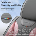 Coverado Car Seat Covers Full Set, Seat Covers for Cars, Front Seat Covers and Back Seat Cover Waterproof Leather Automotive 