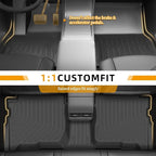 Floor Mats for Toyota 4Runner 1996 1997 1998 1999 2000 2001 2002, 3rd gen 4runner Floor Mats Custom Fit TPE All Weather Protection Floor Liners, Non-Slip Waterproof Floor Mat Car Accessories