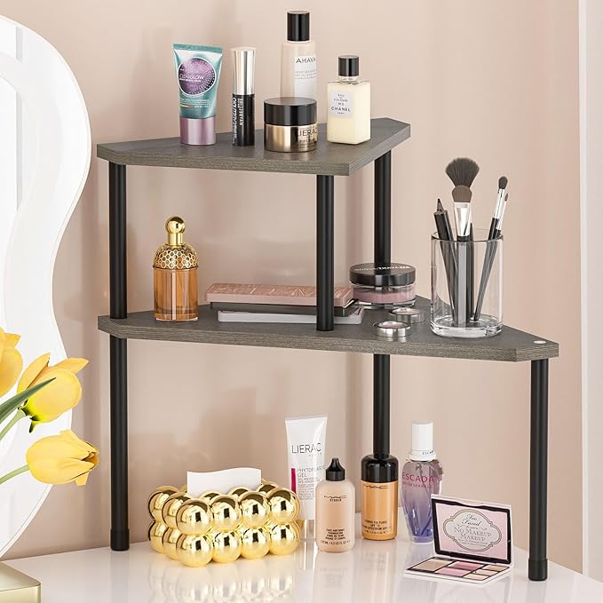 Weenson Bathroom Counter Organizer Over Sink Organizer for Toiletries, Makeup, Kitchen Countertop Organizer Spice Rack for Sa