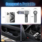 WUDOO 4-in-1 Car Vacuum Cleaner Portable Cordless Dust Remover 20,000 Pa Brushless Motor Powerful Handheld Wireless Charging 