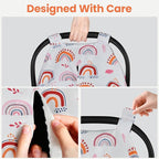 Rquite Car Seat Cover Baby, Carseat Covers Baby Girl, Winter Infant Car Seat Cover, Warm Minky Car Seat Canopy, Baby Carrier 