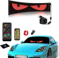 Devil Eyes Light for Windshield, 23.4"x4.7" Programmable Scrolling LED Signs with APP & Remote Control, Digital Customized Lighting Display, LED Eyes for Sports Cars, Golf Cart, Club Car, ATV & UTV