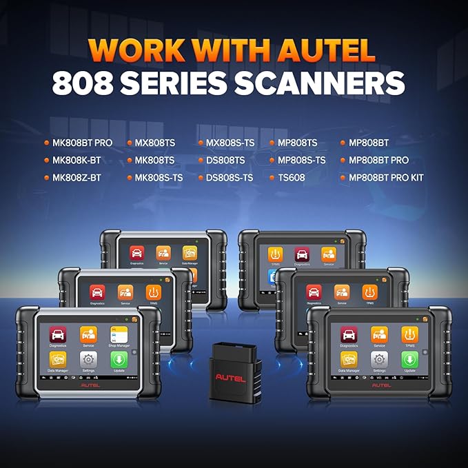Autel MaxiSys MaxiVCI VCI Mini OBD2 Adapter Connector, 2026 Vehicle Wireless Diagnostic Interface, Work w/Autel Scanner