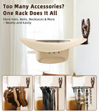 Cowboy Hat Rack Wall Mount,Cowboy Hat Holder for Wall,Western Home Decor,Hat Organizer for Caps,Rustic Horseshoe Star Metal H