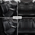 Car Seat Covers Full Set, Leather Seat Cover for Cars, 5 Seats Waterproof Automotive Seat Covers Fit Toyota Rav4 Camry Coroll