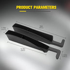 2 PCS Car Seat Gap Filler Organizer, Auto Interior Accessories Multifunctional Car Gap Fillers, Universal Car Seat Storage Organizer to Fill the Gap Space Between the Console and Seats, Black