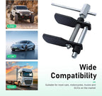 Car Brake Caliper Compression Tool, Heavy-duty Disc Brake Pad Disassembly Spreader, Piston Inner Pad Compressing Device, Port