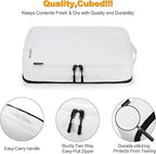 8 Set Compression Packing Cubes for Travel, Waterproof Luggage Organizers, Suitcase Organizer Set for Carry-On & Checked Bagg