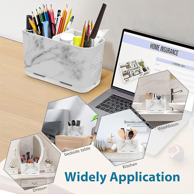 Boperzi Toothbrush Holders for Bathrooms Organizers and Storage, Large Tooth Brush Holders, Electric Toothbrush and Toothpast