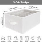 GRANNY SAYS Jean Organizer for Closet, Clothes Drawer Organizer, Pants Organizer, Wardrobe Clothes Organizers, Clothes Storag