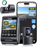 VIOFO A229 Ultra 3 Channel Dash Cam, Dual 4K + 1080P, 210° Fisheye Cabin Car Camera, Triple STARVIS 2 Sensors with Dual 4K HD