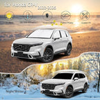 KMF 8pcs Thicken Sun Shades for Honda CR-V 2023-2025 2026 Accessories, CRV Protecting Privacy Full Car Window Covers Sunshade for Windshield Side Rear, UV Block and Blackout for Camping