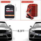 Car Emergency Roadside Kit - Roadside Assistance Emergency Kit, Car Emergency Kit with Jumper Cables, Safety Kits for Cars,Fo