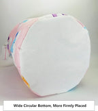 QUEENLALA Large Storage Basket,Laundry Hamper/Bathroom/Home Decor/Collapsible Round Storage Bin,Boys and Girls Hamper/Boxes/C