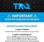 TRQ Passenger Side Mirror Assembly Power Power Folding Turn Signal Blind Spot Paint to Match Compatible with 2019-2023 Mazda CX-5