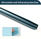 Motoforti Nano Ceramic Car Window Tint Film VLT 56% IRR 48% UVR 62% Dark Blue 5ft x 30inch Privacy Film 2mil PET 1 Pc