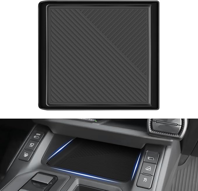 Silicone Liner Mat Compatible with for Toyota RAV4 2026 Anti-Slip Anti-Scratch Center Console Liner Pad Noise Reduction Cente