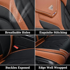 Coverado Front Seat Covers, Car Seat Covers Front Seats, Leather Seat Covers for Cars, Automotive Seat Covers Car Seat Protec