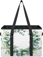 Reusable Grocery Bag, Foldable Large Shopping Tote Bag for Groceries Kitchen Picnic Car Trunk